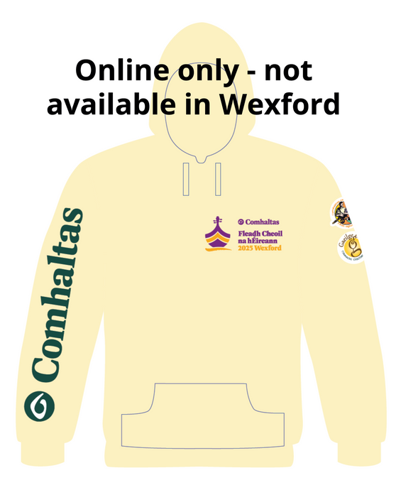 EXTRA ORDER Fleadh Cheoil na hÉireann 2025 Hoodie (with competition names back print)