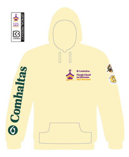 EXTRA ORDER Fleadh Cheoil na hÉireann 2025 Hoodie (with competition names back print)